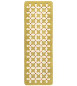 cc-tapis Criss Cross Runner rug Mustard CRISR -MUSTARD Mustard