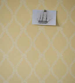 Crivelli Trellis Wallpaper by Farrow & Ball Pigeon