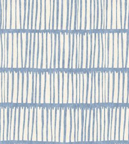 Crochet Wallpaper by Christopher Farr Cloth Cobalt