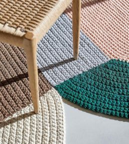 GAN Crochet Trio rug Mix 314165-US Mix