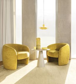 Crush FR Fabric by Kirkby Design Cacao