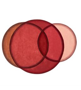 GAN Crystal rug Red 164393-US Red