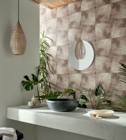 Crystalline Wallpaper by 1838 Wallcoverings Carnelian
