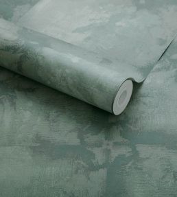 Crystalline Wallpaper by 1838 Wallcoverings Emerald