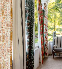 Csardas Fabric by MINDTHEGAP Green Red