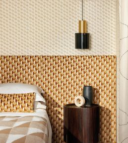 Cubic Fabric by Kirkby Design Copper