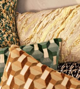 Cubic Fabric by Kirkby Design Copper