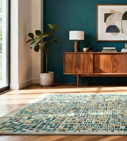 Louis De Poortere Cubik rug Midnight 120098 Midnight