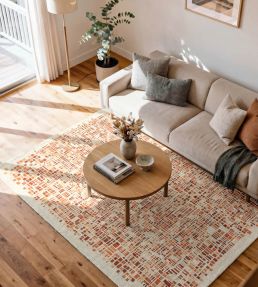 Louis De Poortere Cubik rug Pumpkin 50174-120099 Pumpkin