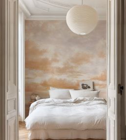 Cumulus Clouds Mural by Coordonne Coral