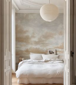 Cumulus Clouds Mural by Coordonne Stone