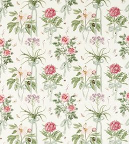 Cupids Beau Fabric by Sanderson Parchment/Madder