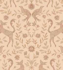 Curious Creatures Wallpaper by Eijffinger Peach