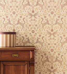 Curious Creatures Wallpaper by Eijffinger Peach