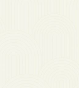 Curved Line Wallpaper by Caselio Blanc