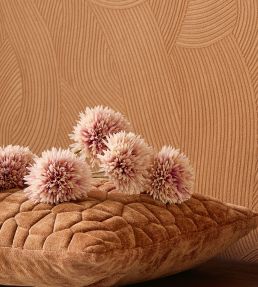 Ripple Wallpaper by Eijffinger Orange/Terracotta