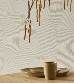 Ripple Wallpaper by Eijffinger White/Cream