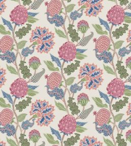 Cynara Fabric by Osborne & Little Raspberry/Cobalt