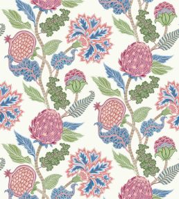 Cynara Wallpaper by Osborne & Little Raspberry/Cobalt