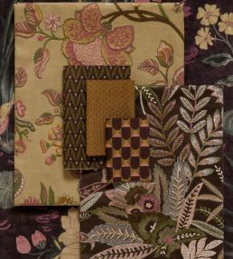 Lutea Fabric by Liberty Brinjal