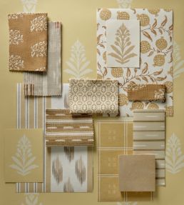 Dabu Wallpaper by Sanderson Raw Honey