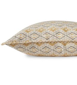 Dacca Cushion 55 x 55cm by James Hare Grey/Gold