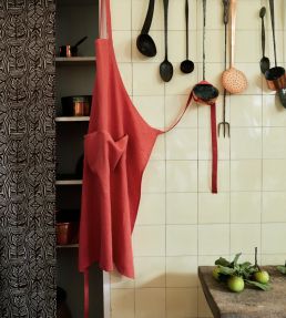 Dacha Fabric by Volga Linen Tobacco