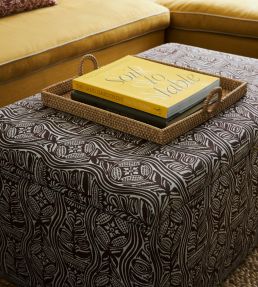Dacha Fabric by Volga Linen Tobacco