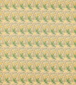 Daffodil Fabric by Morris & Co Pink/Leaf Green