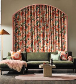 Dahlia Fabric by Harlequin Blossom / Emerald / New?Beginnings
