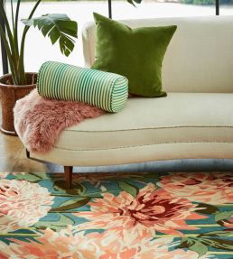 Harlequin Dahlia rug Coral/Wilderness 142408-140200 Coral/Wilderness
