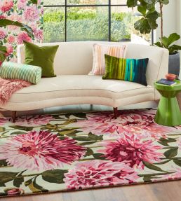 Harlequin Dahlia rug Fuchsia/Palm 142402-140200 Fuchsia/Palm