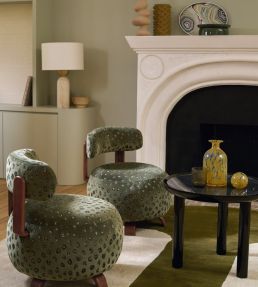 Daim Fabric by Casamance Terracotta