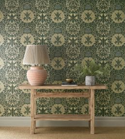 Daisy & Oak Wallpaper by Morris & Co Sage/Forest