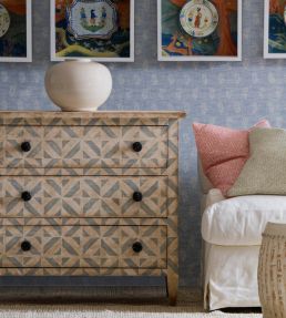 Daisy Fabric by Andrew Martin Geranium