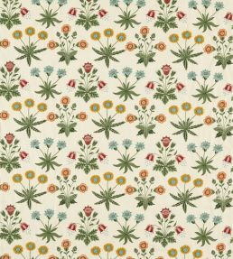 Daisy Embroidery Fabric by Morris & Co Cream/Multi