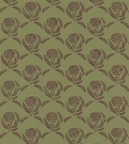 Daisy Wallpaper by Langelid Von Bromssen Arbour Green