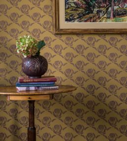 Daisy Wallpaper by Langelid Von Bromssen Ochre