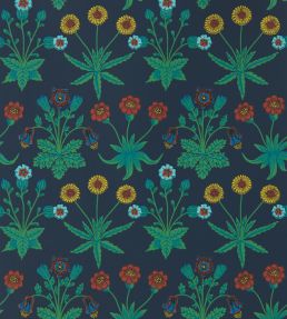 Daisy Wallpaper by Morris & Co Midnight