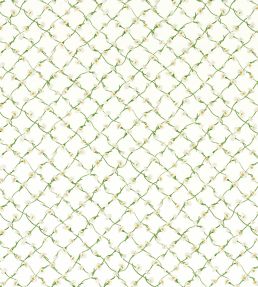 Daisy Trellis Fabric by Harlequin Emerald/Pearl