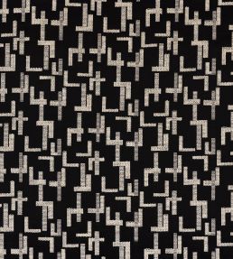 Dalles Fabric by Casamance Noir