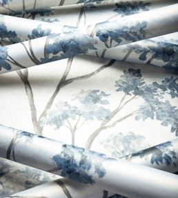 Dalton Wallpaper by Anna French Eggplant on Pearl