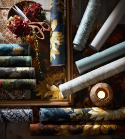 Dalton Wallpaper by Clarke & Clarke Eau De Nil