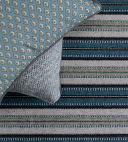 Dalton Fabric by Titley and Marr Indigo & Ocean