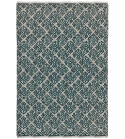 GP & J Baker Damask rug Teal BA50017.5.0 Teal