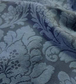 Damask Orlando Fabric by Marvic Midnight