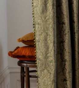Damask Orlando Fabric by Marvic Olive