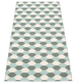 Pappelina Dana rug Army/Pale Turquoise/Vanilla DN1G716 Army/Pale Turquoise/Vanilla