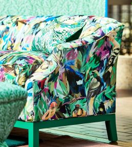 Dance Of Adornment Fabric by Harlequin Wilderness / Nectar / Pomegranate