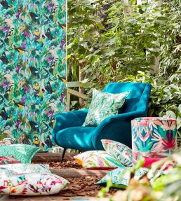 Dance Of Adornment Wallpaper by Harlequin Wilderness / Nectar / Pomegranate